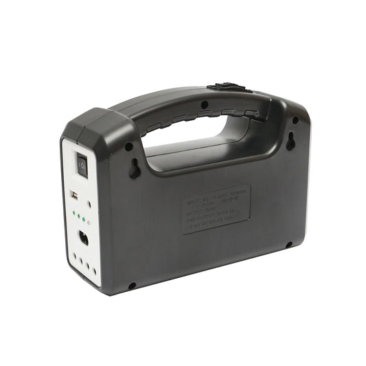 Hordozható LED világító készlet 3 izzóval / reflektorral, napelemmel és akkumulátorral 6V, 4,5 Ah a halászathoz, kempingezéshez GD-7COB