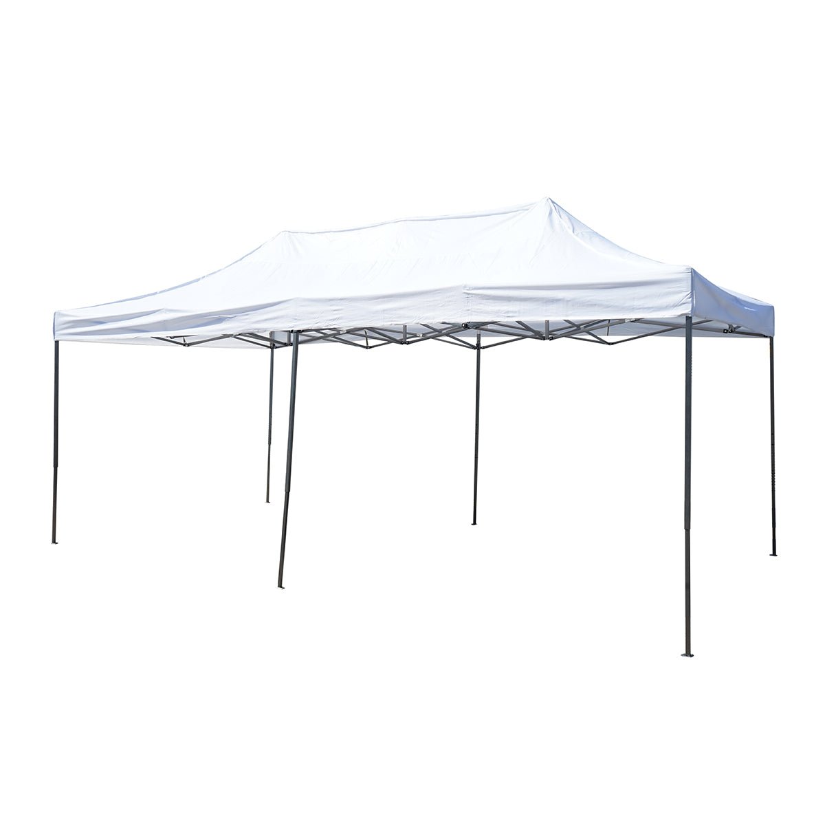3m x 6m fehér zászlós sátor, állítható magasságú, összecsukható Breckner Germany