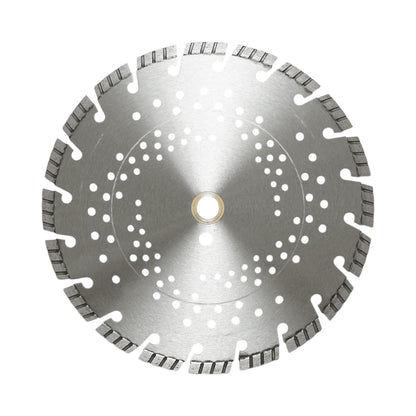 Turbo szegmentált gyémánttárcsa 300x30mm, szegmens 10mm vasbetonhoz, burkolókhoz, betonblokkokhoz, kemény kőhöz Breckner Germany
