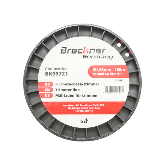 Fűkasza damil, kerek 1,65 mm x 180 m Breckner Germany