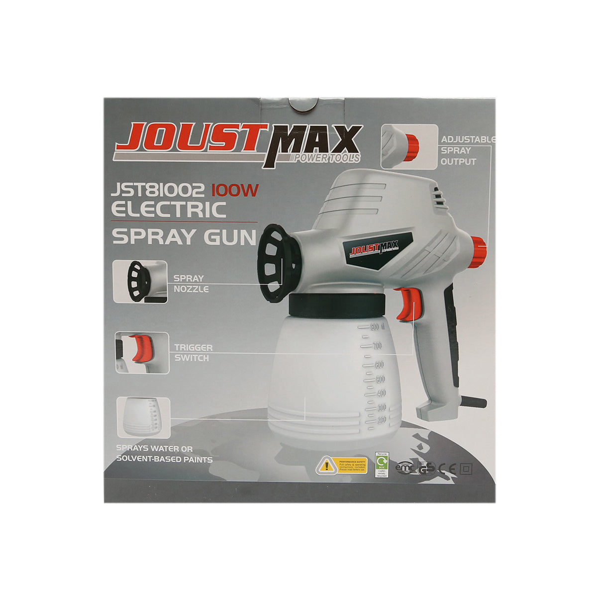 Festékszóró pisztoly 100W, 300ml/min 220V Joustmax Joustmax Joustmax
