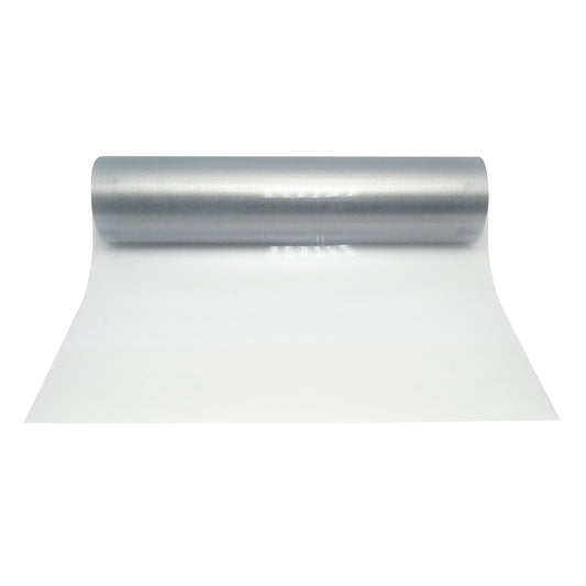 Asztalvédő fólia átlátszó csúszásmentes szilikonozott PVC 100cm, 1.2mm vastagság, textúrált minta 20m/tekercs Breckner Germany