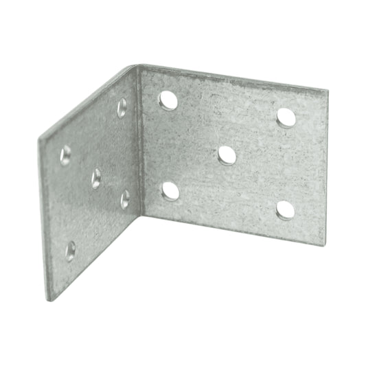 Összekötő bilincs 50x50x40mm, vastagság 2mm, horganyzott acél