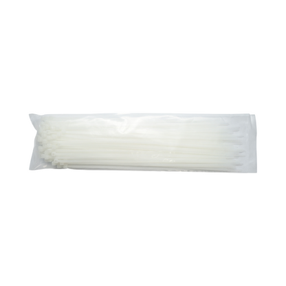 Fehér műanyag gallér 4.7x350mm autós keréktárcsák rögzítéséhez 100 db/készlet Breckner Germany