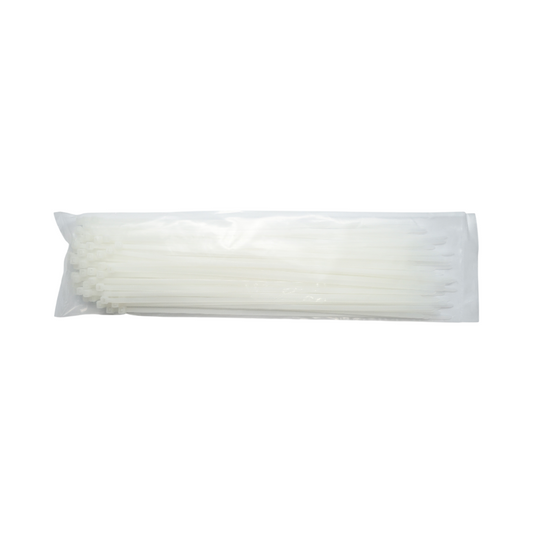Fehér műanyag gallér 4.7x350mm autós keréktárcsák rögzítéséhez 100 db/készlet Breckner Germany