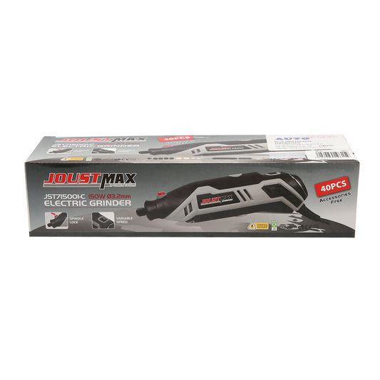Mini elektromos egyenes köszörű 150W, 220V, 32000rpm 40 Joustmax tartozékkal
