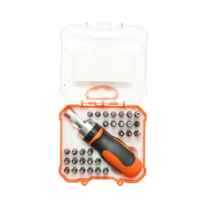 Csavarhúzó készlet racsnis és bitekkel imbus, torx, PH, PZ 31 darabos Cr-V