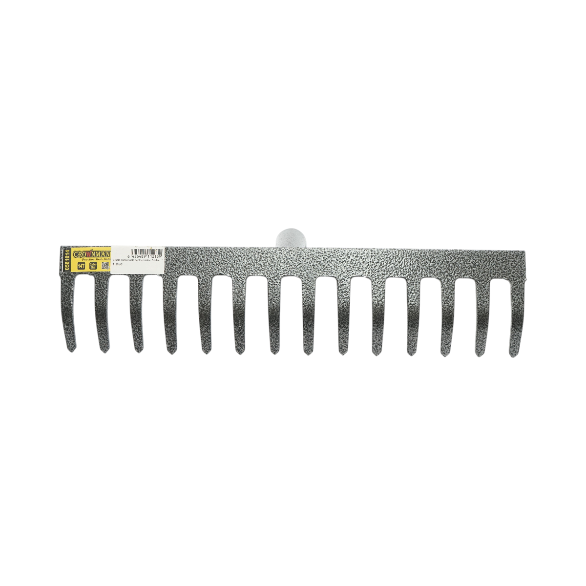 Crownman 14 fogú acél gereblyefej, szélesség 340mm
