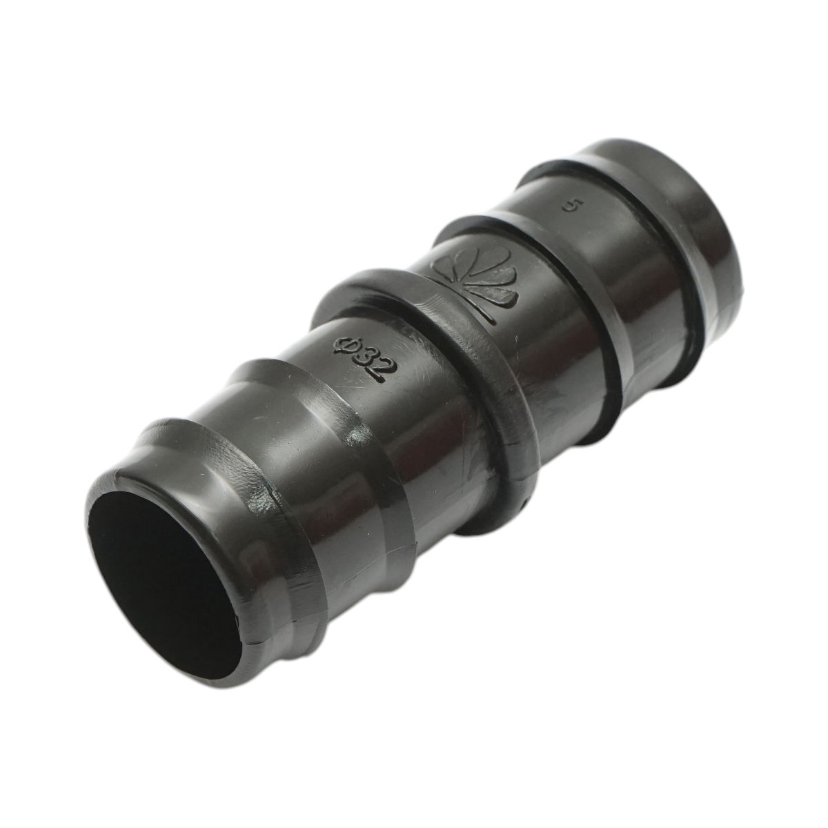 Egyenes csatlakozó 32x32mm csepegtetőcsőhöz öntözőrendszerekhez