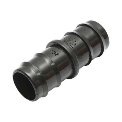 Egyenes csatlakozó 32x32mm csepegtetőcsőhöz öntözőrendszerekhez