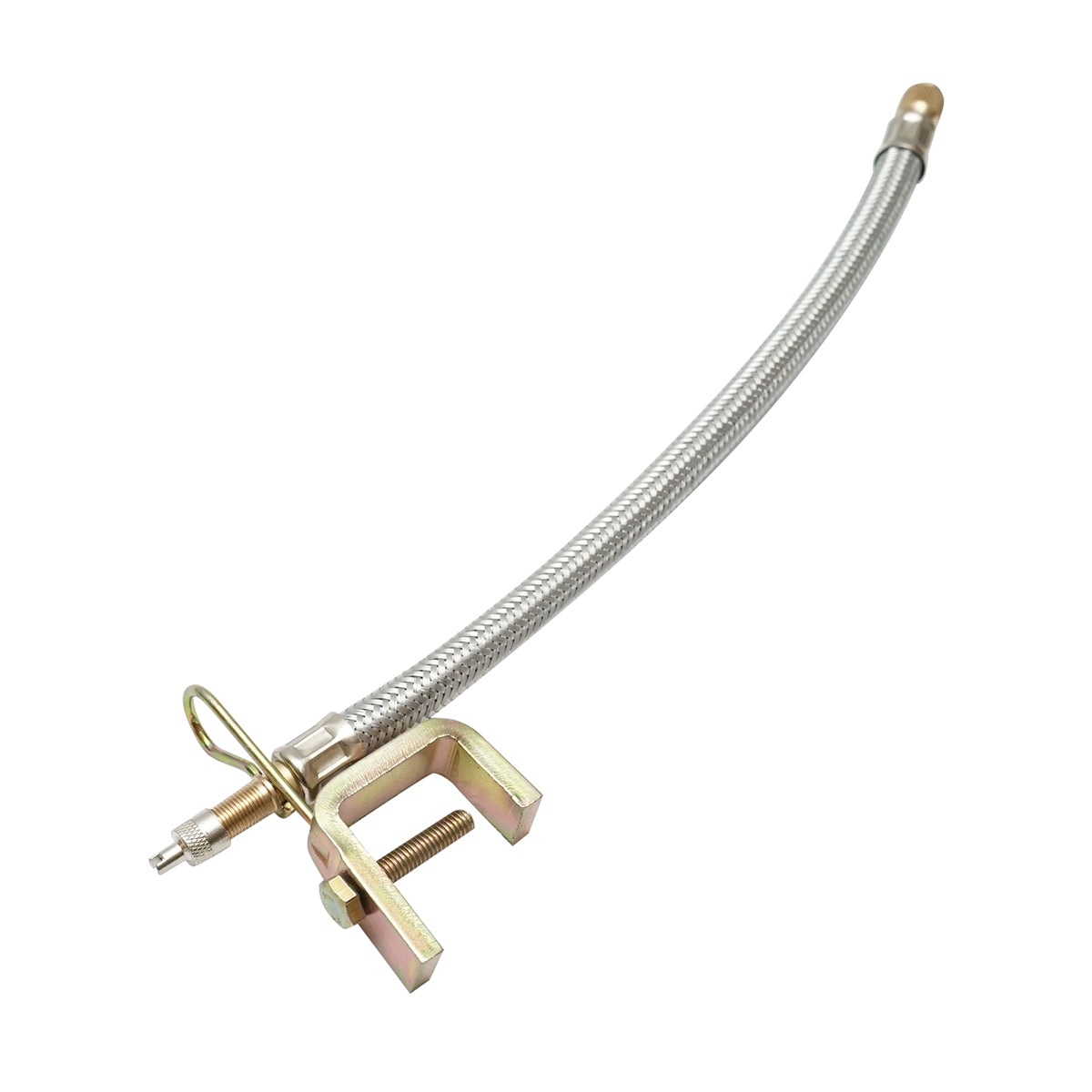 Kerékszelep-hosszabbító fém védővel és csavaros klipszekkel 250/280mm
