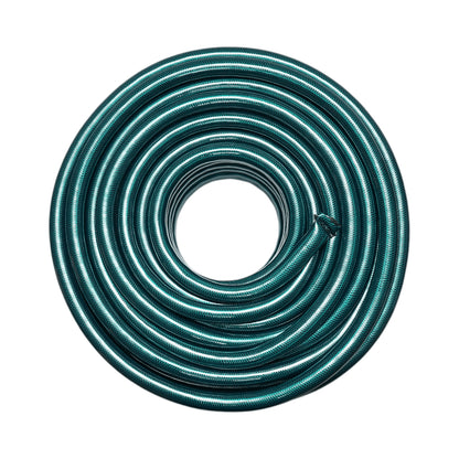 Zöld PVC kerti tömlő, slag, 1 inch (25.4mm), PN4 rúd fonott textilbetéttel 50m/tekercs