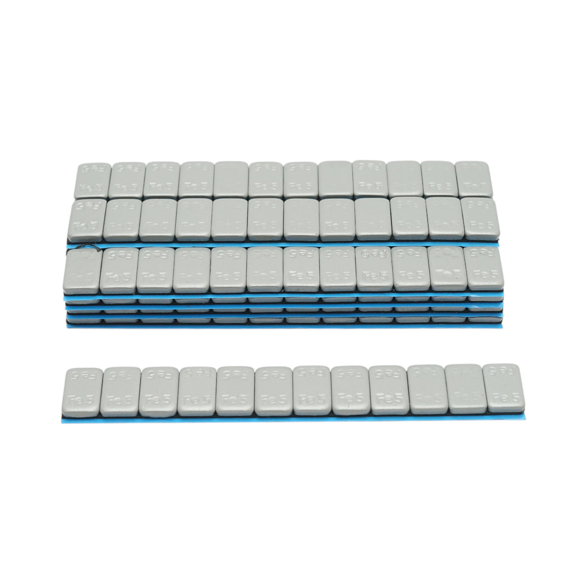 Öntapadós szürke kerékegyensúlyozó ellensúlyok Fe 60g (5gx12 db) 100 szalag/doboz