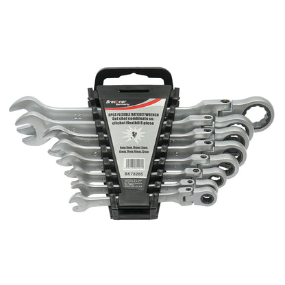 8 darabos CrV 8-22mm-es kombinált racsnis kulcskészlet CrV 8-22mm Breckner Germany