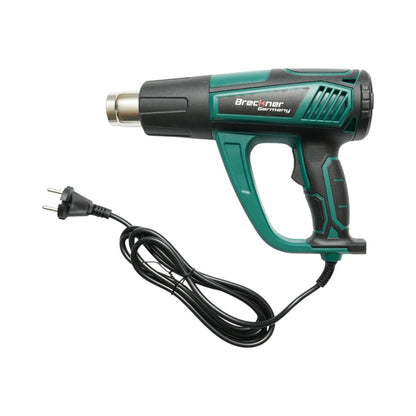 Meleg levegős pisztoly 2000W, 220V, levegő áramlás 300/500 L/min, 2 hőmérsékleti fokozat 50-600°C Breckner Germany