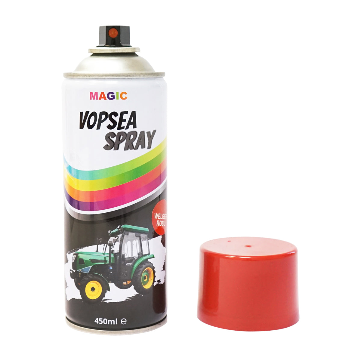 CARMIN professzionális piros autófesték spray CARMIN Welger professzionális gyorsan száradó 450ml MAGIC