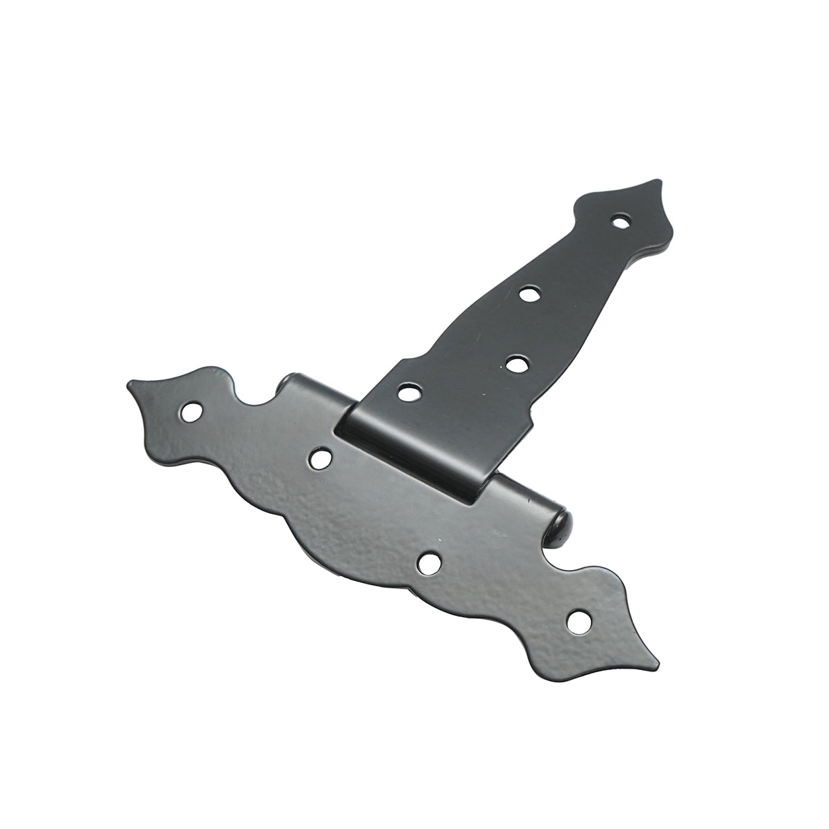 Dekoratív fekete zsanér T6, 160mm