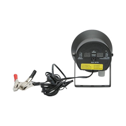 Fürj hívógép elektronikus 12V MultiSound 30/TM, 6 csatorna, programozható időzítő 1-24 óra