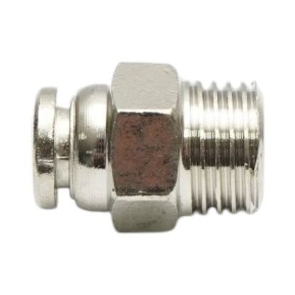 Gyors csatlakozó egyenes fém 6mm külső menet 1/4 inch