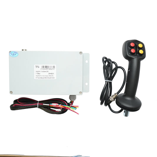 4 gombos elektromos joystick 24V-os vezérlési móddal