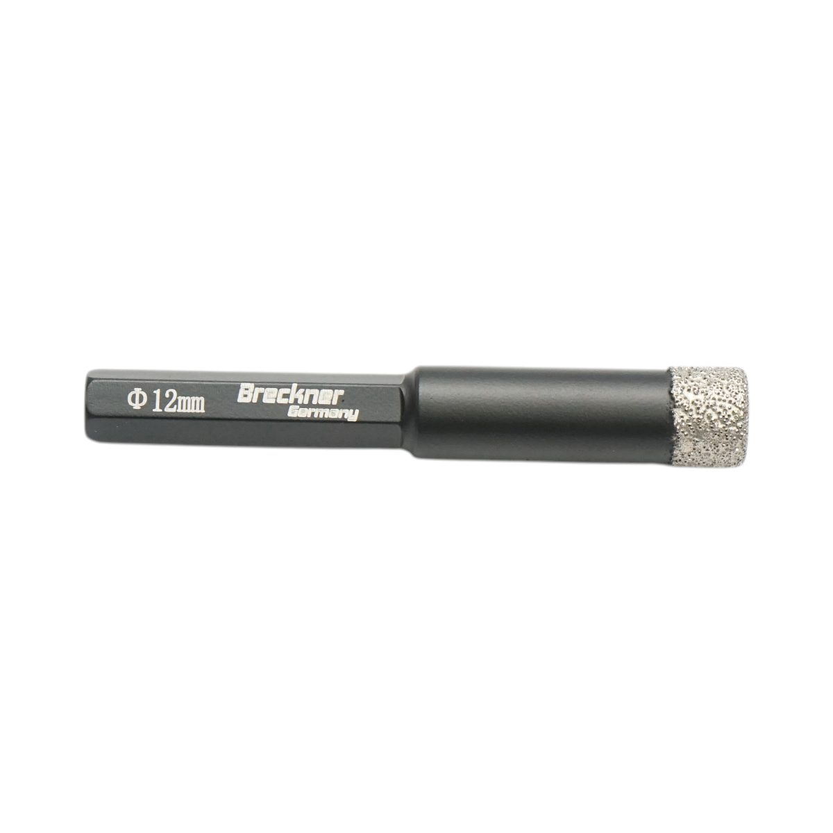 Gyémánt fúrófej 12x80mm, 1/4 hatszögletű befogás kerámialap, márvány, gránit Breckner Germany