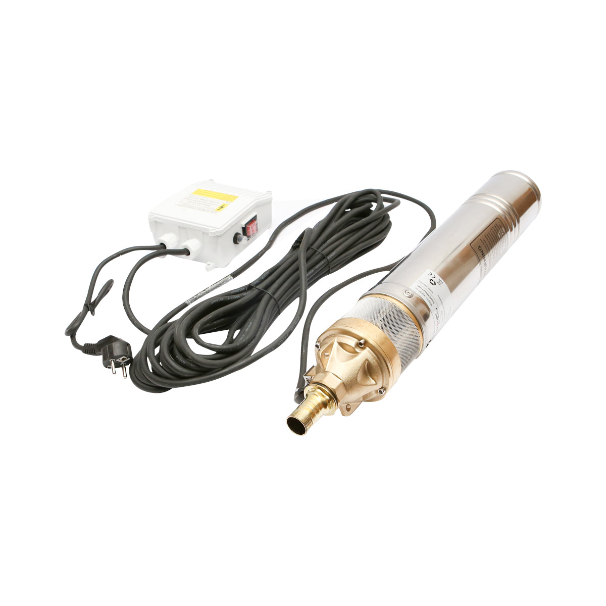 Merülő vízszivattyú D100mm, 50l/min H50m, 220V, 750W, vezérlőpanellel 4SKM100 Breckner Germany
