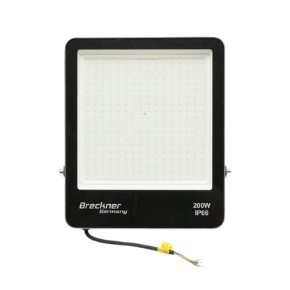 LED Reflektor 200W, 220V, 6500K, 18000lm Flood típus 325x270x32mm IP66 Breckner Germany