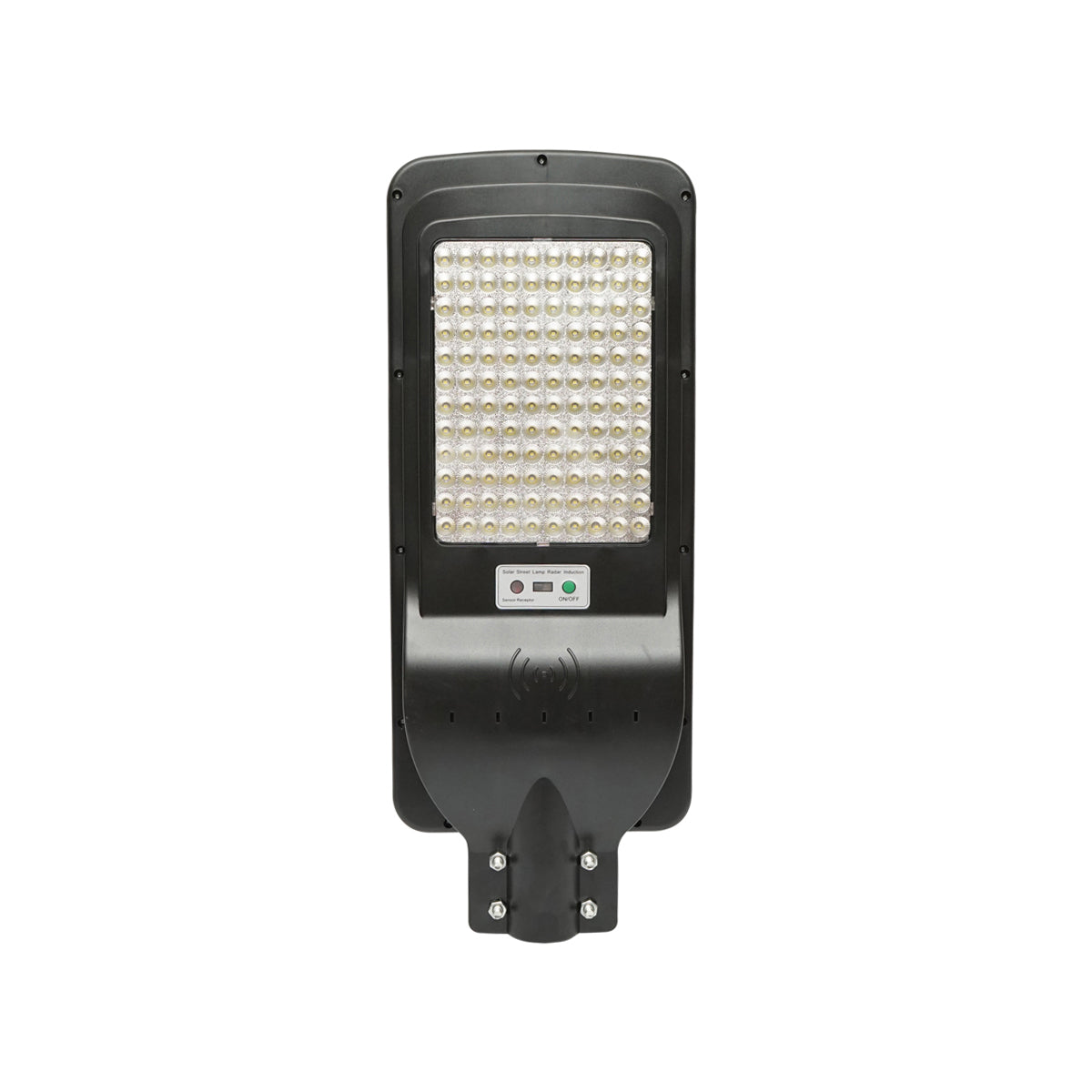 Napelemes LED-es közvilágítási lámpa 150W, IP65, 6500K, napelemmel, mozgásérzékelővel, távirányítóval, oszlopra szerelhető Breckner Germany