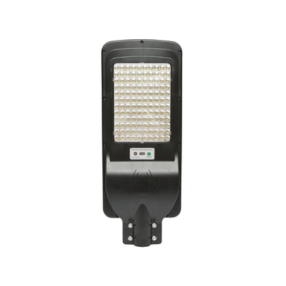 Napelemes LED-es közvilágítási lámpa 150W, IP65, 6500K, napelemmel, mozgásérzékelővel, távirányítóval, oszlopra szerelhető Breckner Germany