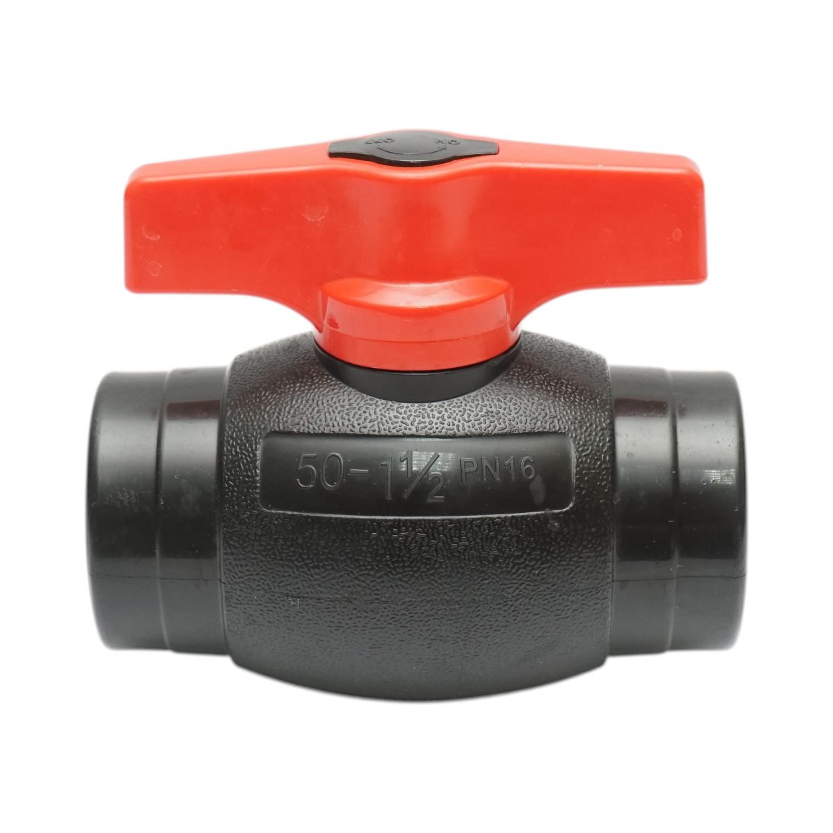 D50x50mm PN10 belső menettel rendelkező, egyenlő nyomású, tömörített golyóscsap öntözőrendszerekhez