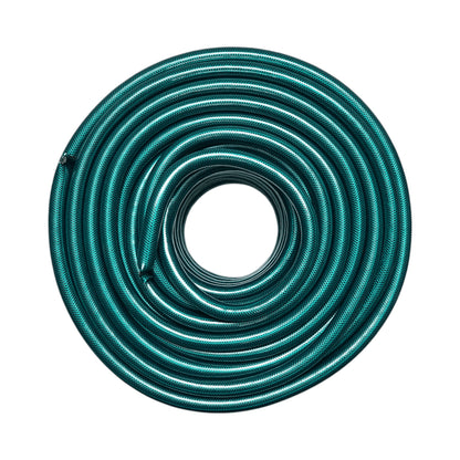 Zöld PVC kerti tömlő, slag, 3/4 hüvelyk (19mm), PN4 rúd fonott textilbetéttel 50m/tekercs