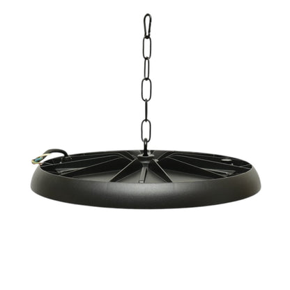 Breckner Germany UFO High-Bay 200W LED ipari lámpa, 100-265V, 6500K, 24000lm csarnokokhoz, raktárakhoz 365x32mm IP65