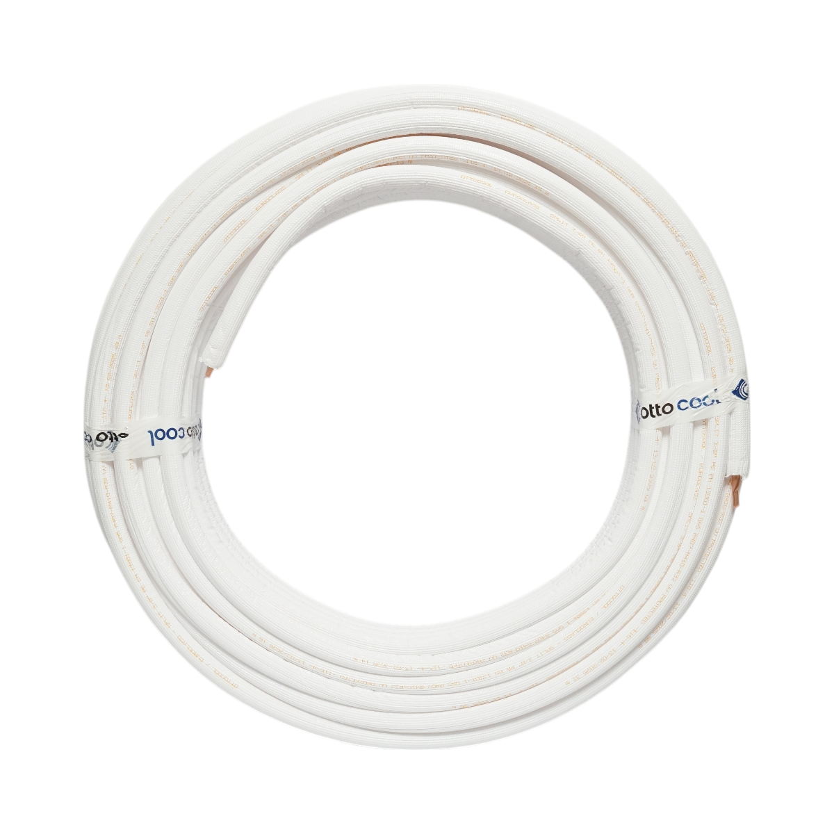 AC 3/8 (9,52mm) rézcső, falvastagság 0,70mm, szigetelés 6mm klímaberendezésekhez 50m/tekercs