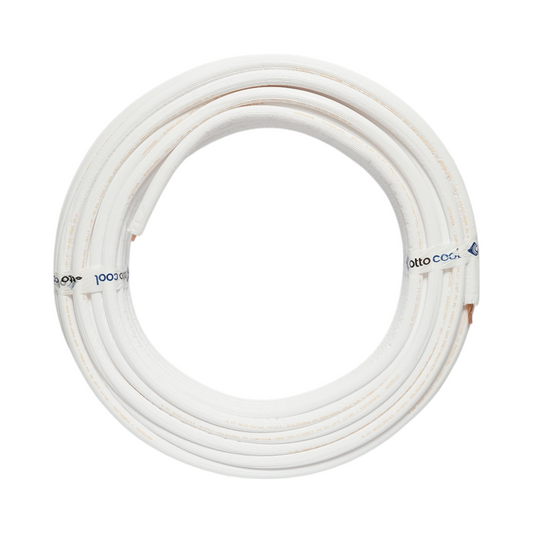 AC 3/8 (9,52mm) rézcső, falvastagság 0,70mm, szigetelés 6mm klímaberendezésekhez 50m/tekercs