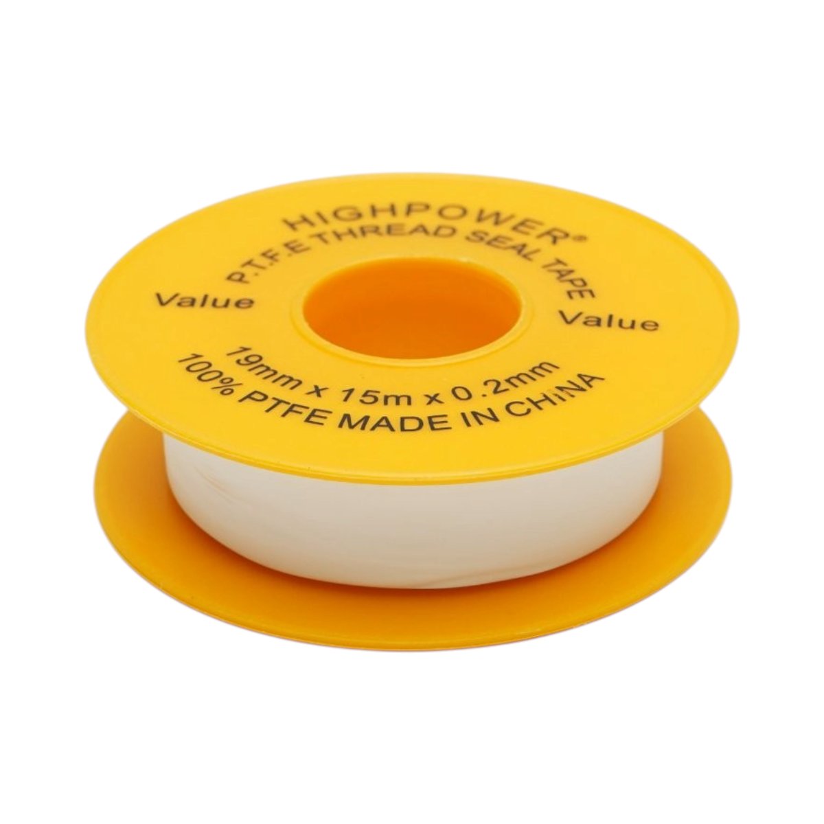 PTFE teflonos tömítőszalag HighPower 19mm x 15m