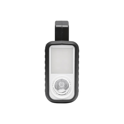 Hordozható LED világító készlet 3 izzóval / reflektorral, FM rádióval, napelemes távirányítóval és 6V, 2 Ah akkumulátorral horgászáshoz, kempingezéshez GD-8028