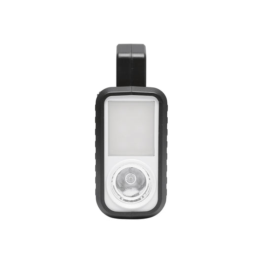 Hordozható LED világító készlet 3 izzóval / reflektorral, FM rádióval, napelemes távirányítóval és 6V, 2 Ah akkumulátorral horgászáshoz, kempingezéshez GD-8028