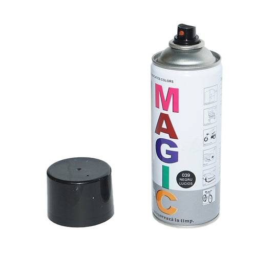 Festékszóró spray Magic fényes fekete 039 450 ml