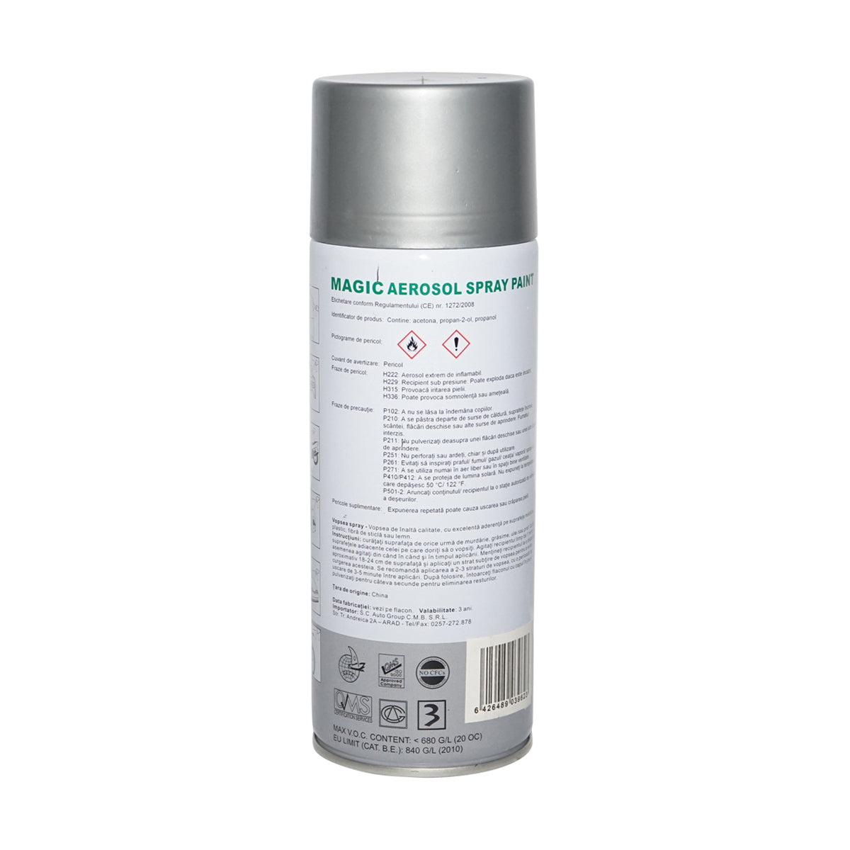 Magic platina szürke festék 450 ml