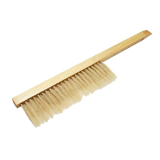 Kétsoros méhészeti kefe lószőrből, fa nyéllel 410x80mm