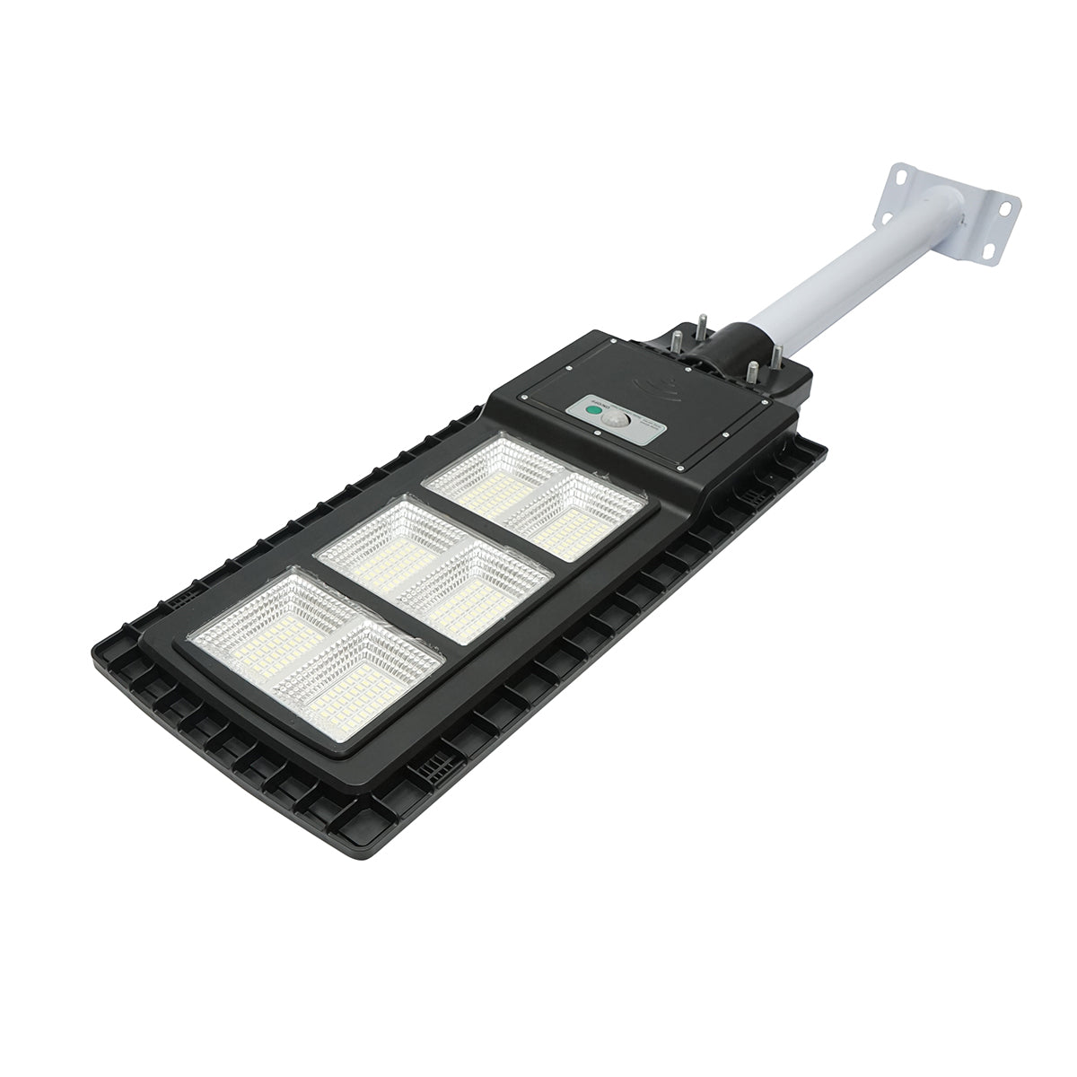 Napelemes LED utcai lámpa 150W 6500K 12W-os napelemmel, 15000mAh akkumulátorral, IP65 oszlopra szerelhető Breckner Germany