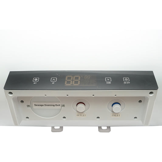 Elektromos vízforraló AC/DC, napelemes/220V, 60L, 2000W, 470x685mm, vízszintes szereléssel és távirányítóval használati melegvízhez Breckner Germany