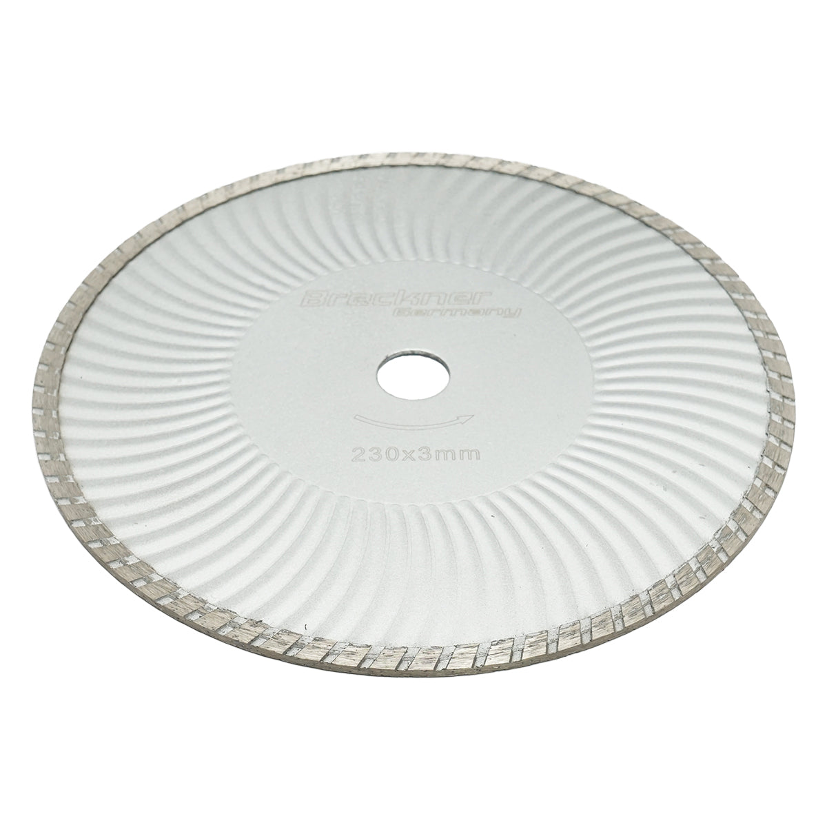 Folyamatos gyémánttárcsa 230x3mm nedves/száraz vágáshoz betonhoz és kerámiához Breckner Germany
