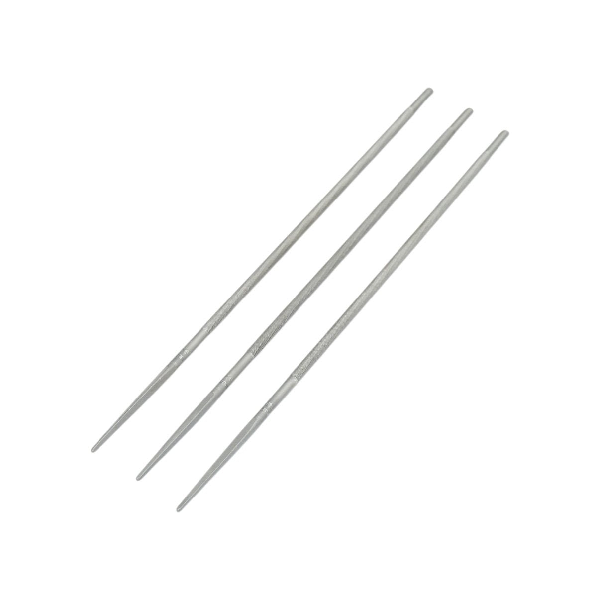 3 darabos hegyes kerek reszelő lánc fűrészhez 4.8x200mm 3/16 inch