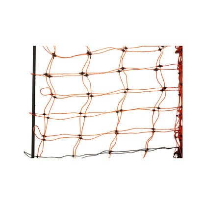 Elektromos kerítésháló, hossza 50m és magassága 108cm, dupla lábbal, 11x15mm