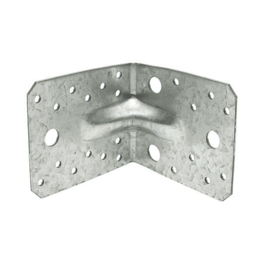 Csatlakozó bilincs erősítéssel 105x105x90mm, vastagság 2.5mm, horganyzott acélból