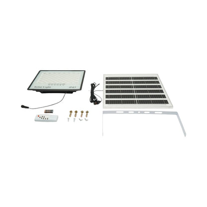 Breckner Germany 200W LED reflektor, 6500K napelemes panellel 15W, LiFePO4 10000mAh akkumulátor és távirányító IP67