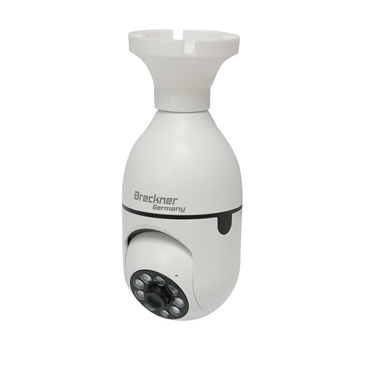 2 MP-es intelligens izzós megfigyelő kamera, 360 fokban forgatható PTZ, P2P WIFI 2.4GHz, E27 izzó típus, mozgásérzékelővel és iCSee alkalmazással.