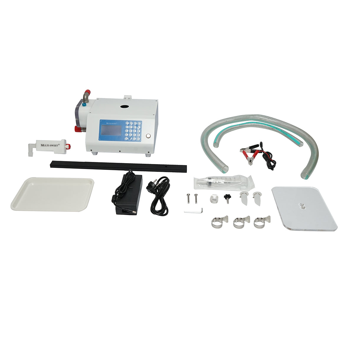 Automata mézadagoló és mérlegelő gép 12V/220V, teljesítmény 2-3 L/min