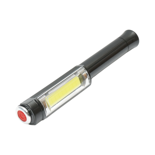 3W-os fehér/piros LED-es tollas munkalámpa mágnessel